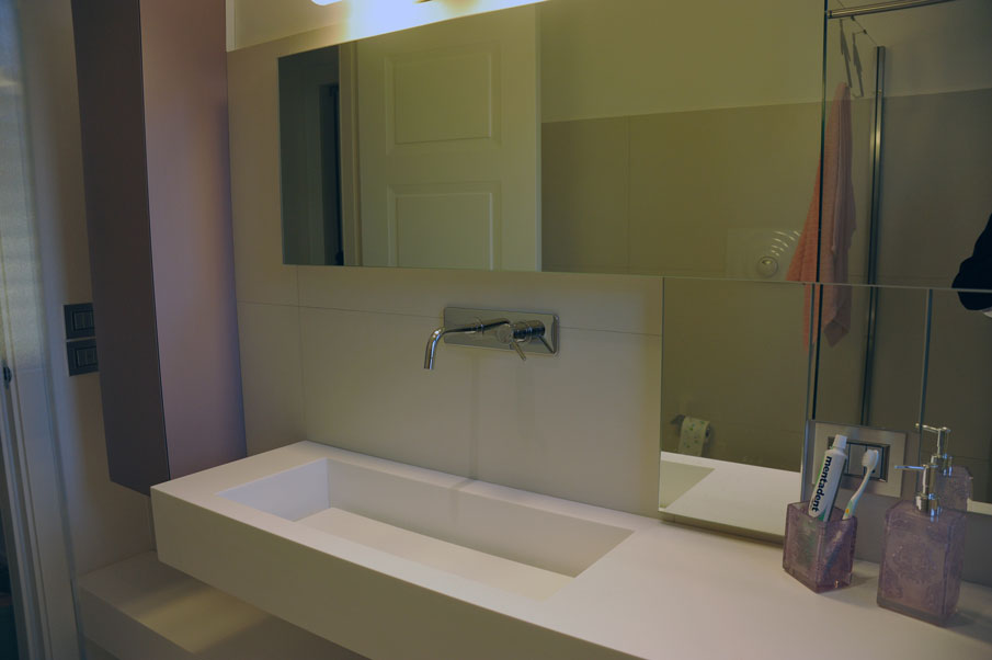 Lavabo in Corian