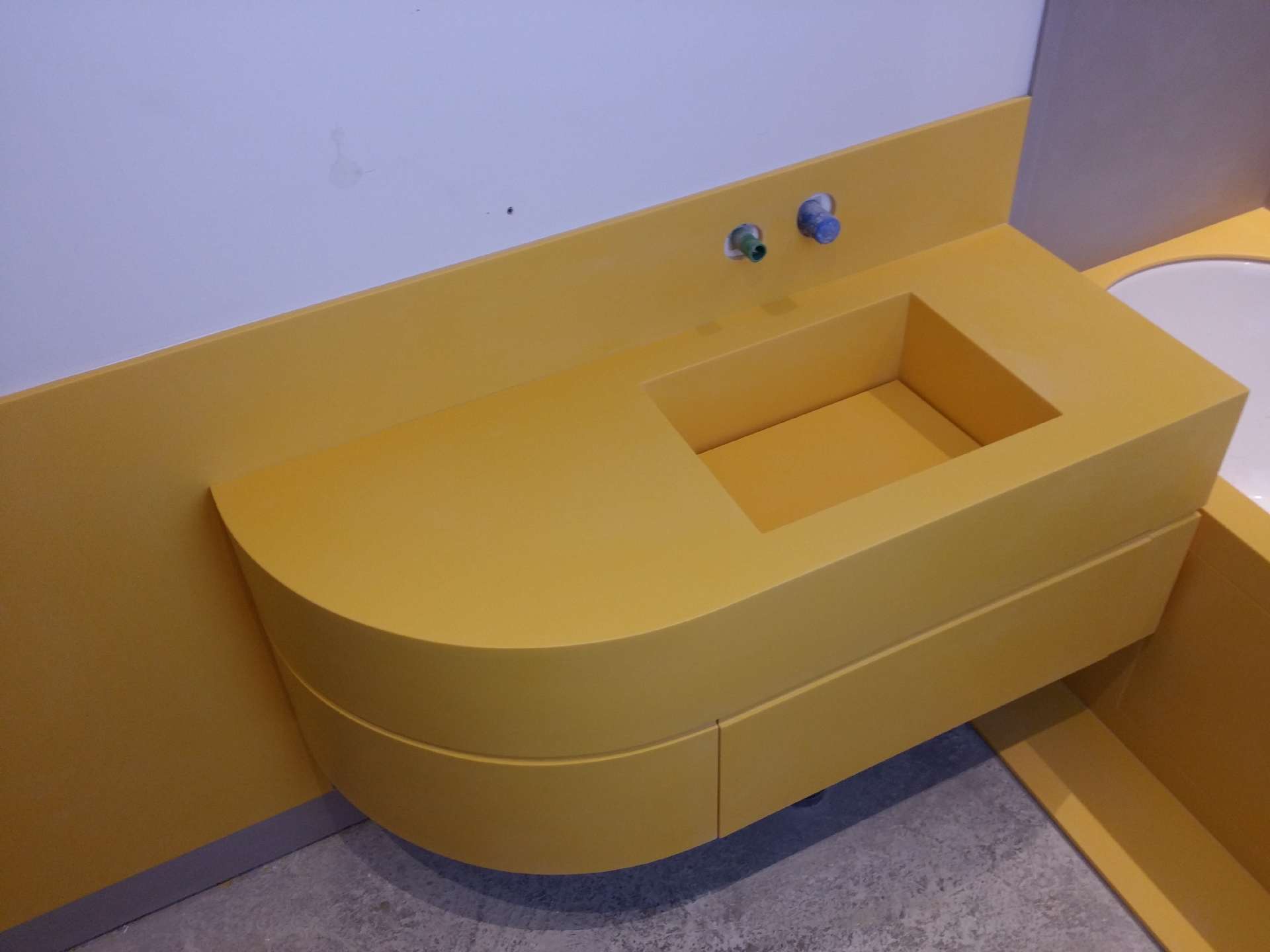 Detail of the second bathroom