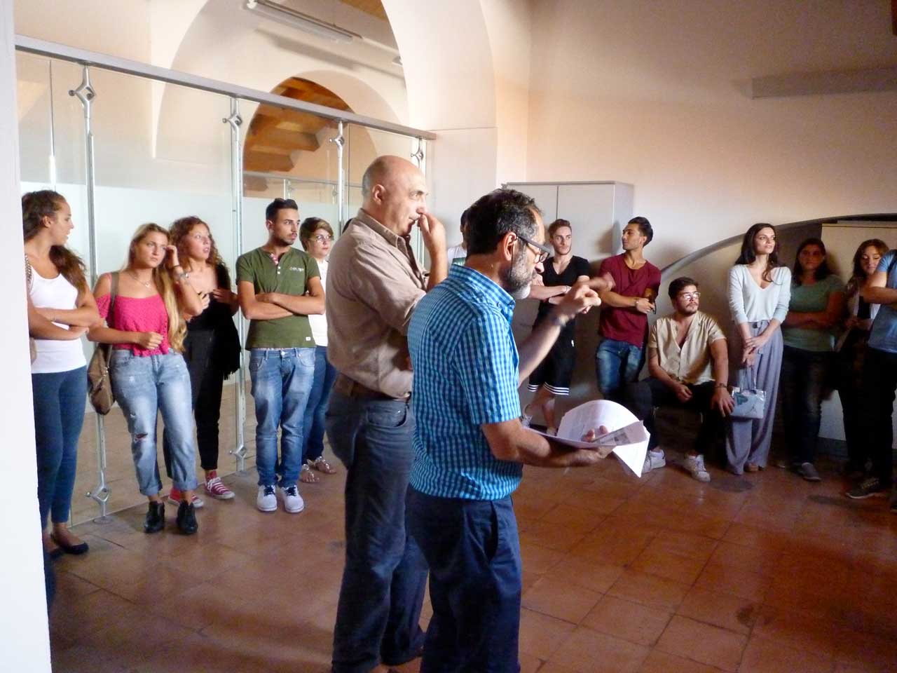 Lecture room of the Luigi Vanvitelli Department