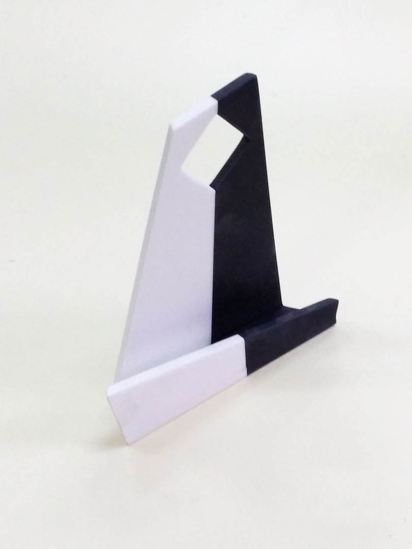Corian merchandising object designed by the students