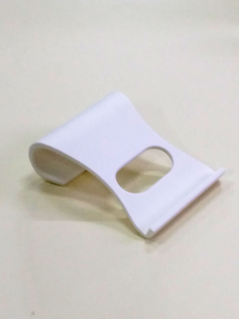 Corian merchandising object designed by the students