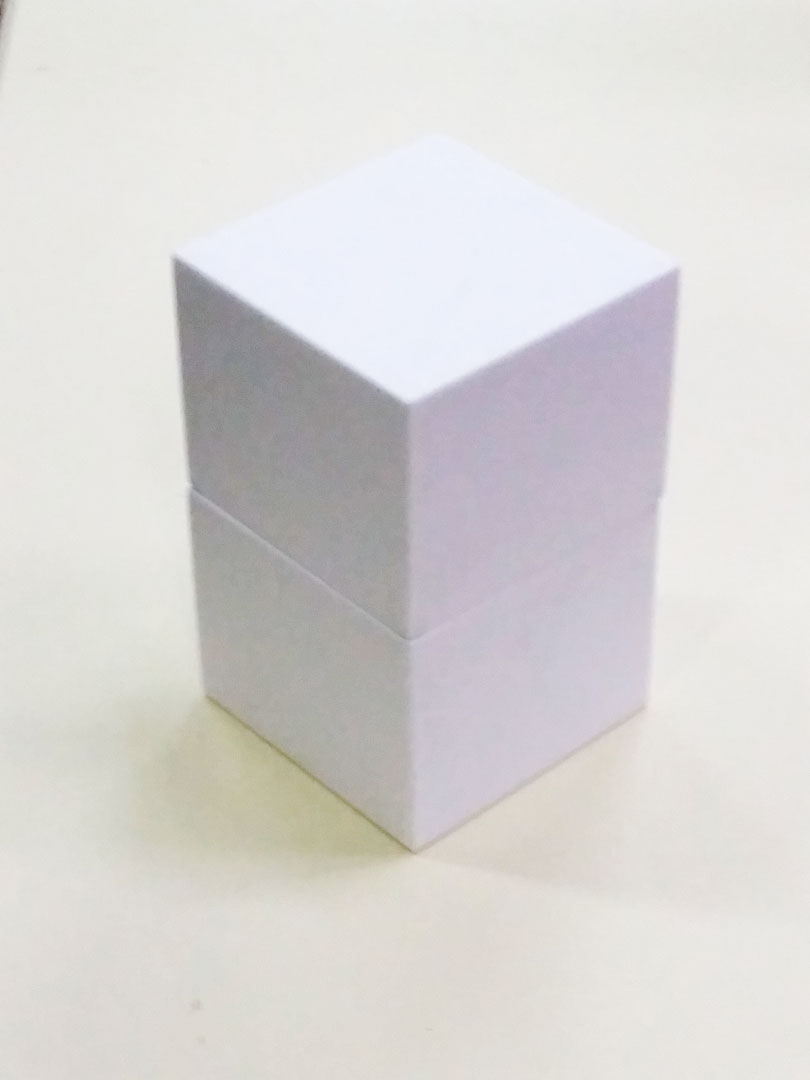 Corian merchandising object designed by the students