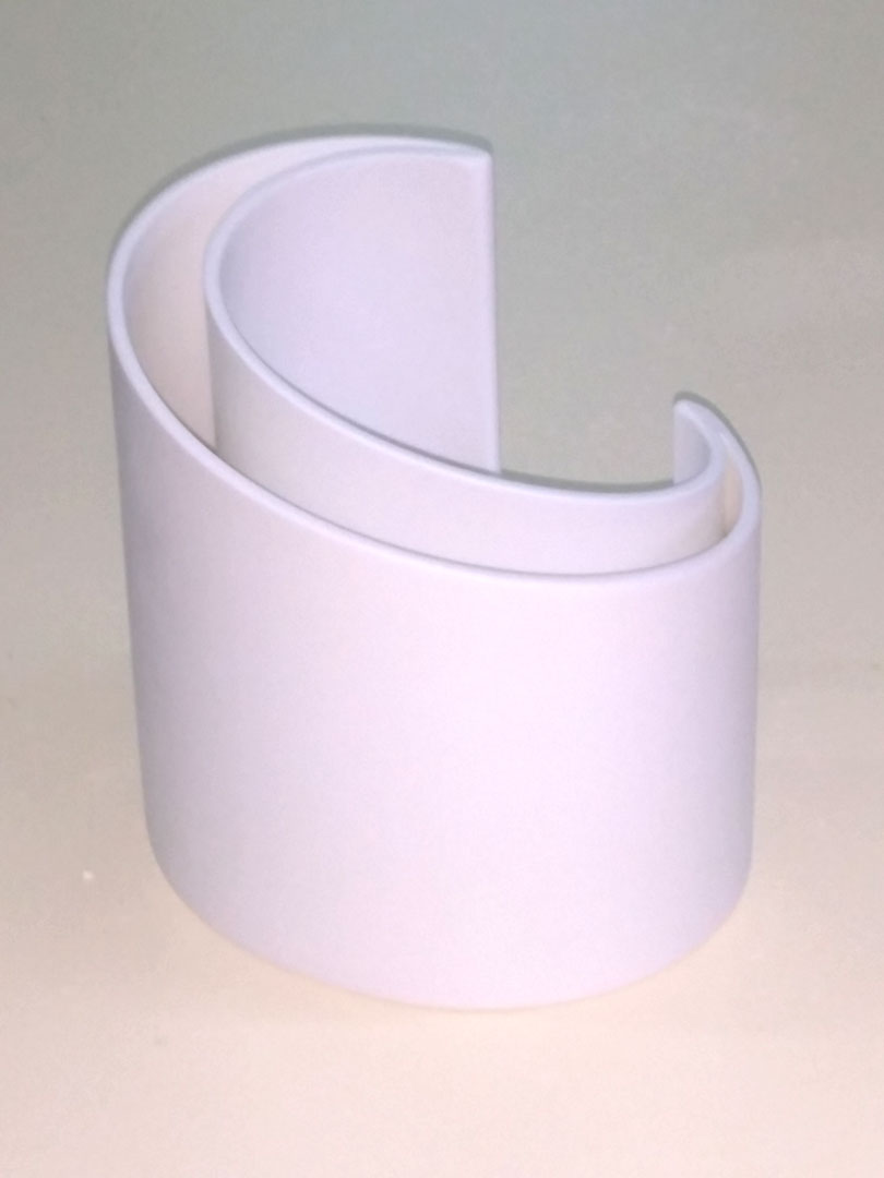 Corian merchandising object designed by the students