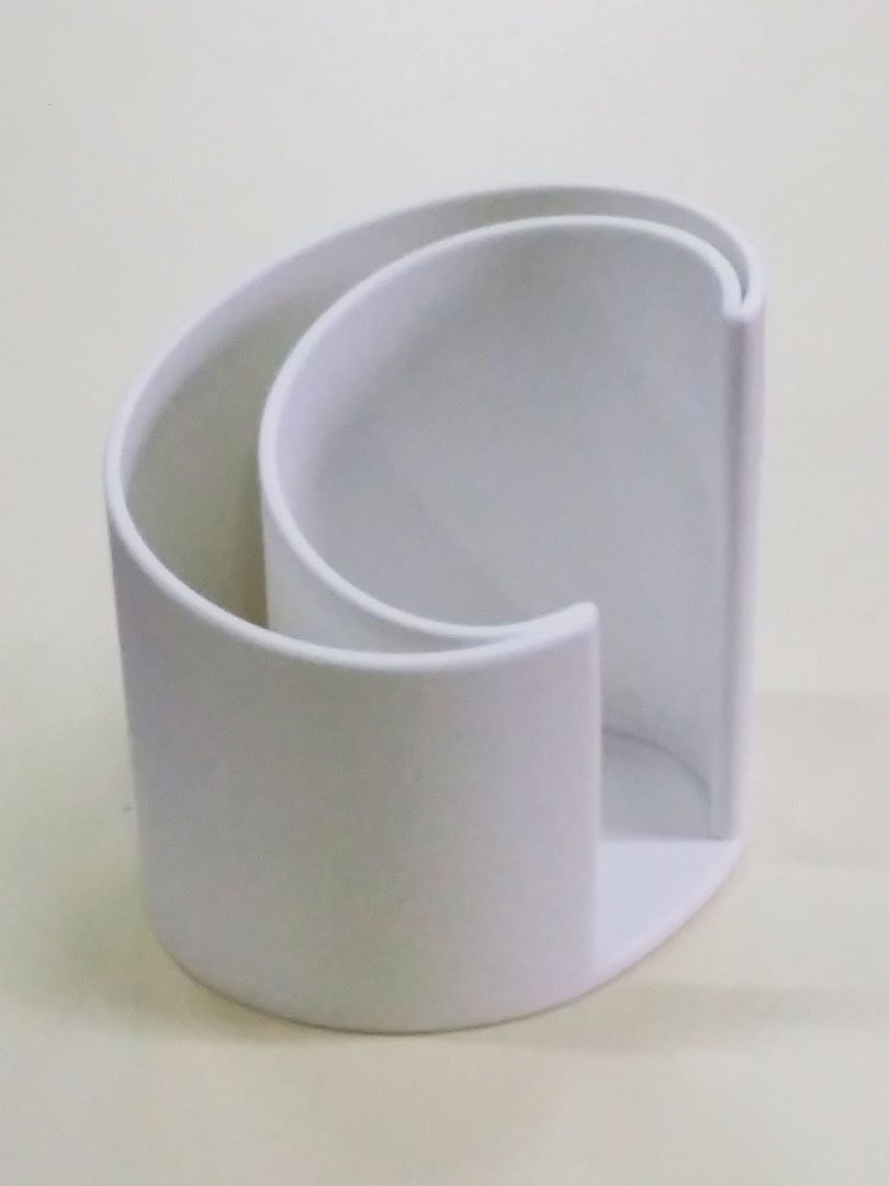 Corian merchandising object designed by the students